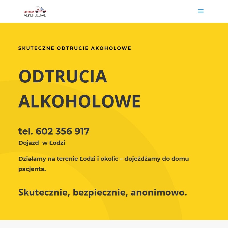 Przerwanie ciągu alkoholowego – Łódź