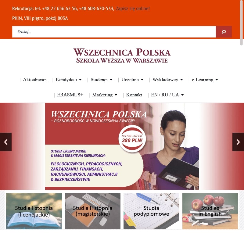 Studia magisterskie – Warszawa